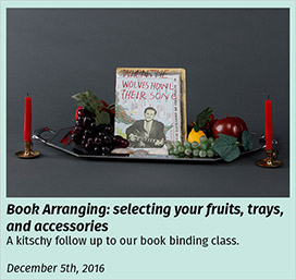 Kitschy Book Arranging class December 5, 2016